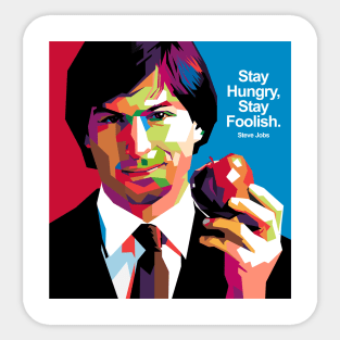 WPAP Steve Jobs Sticker